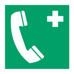 Picture of E004 - TELEFON ZA HITNE POZIVE - PVC ploča 150x150 mm