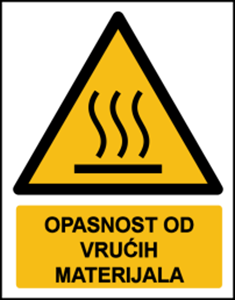 Picture of W017 - OPASNOST OD VRUĆIH MATERIJALA (CS-OP-017)