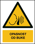 Picture of W038 - OPASNOST OD BUKE (CS-OP-031) - PVC ploča 260x340 mm