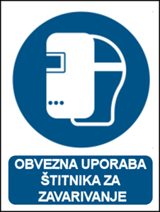 Picture of M019 - OBVEZNA UPORABA ŠTITNIKA ZA ZAVARIVANJE (CS-OB-020)