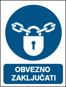 Picture of M028 - OBVEZNO ZAKLJUČATI (CS-OB-025)