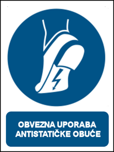 Picture of M032 - OBVEZNA UPORABA ANTISTATIČKE OBUĆE (CS-OB-022)