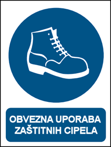 Picture of CS-OB-014 - OBVEZNA UPORABA ZAŠTITNIH CIPELA