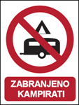 Picture of CS-ZA-029 - ZABRANJENO KAMPIRATI - PVC ploča 260x340 mm