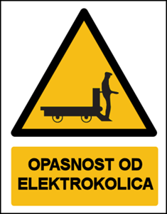 Picture of CS-OP-021 - OPASNOST OD ELEKTROKOLICA