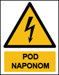 Picture of CS-OP-034 - POD NAPONOM - PVC ploča 180x230 mm
