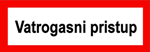 Picture of D1 - Vatrogasni pristup PVC ploča 210x74 mm 