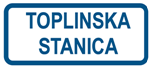 Picture of CS-INFO-083 - TOPLINSKA STANICA - PVC ploča 400x200 mm