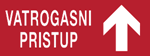 Picture of CS-INFO-SP-034 - VATROGASNI PRISTUP RAVNO - PVC ploča 600x250