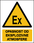 Picture of CS-OP-046 - OPASNOST OD EKSPLOZIVNE ATMOSFERE - PVC ploča 300x400 mm