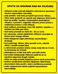 Picture of CS-USR-012 - UPUTA ZA SIGURAN RAD NA VILIČARU - PVC ploča 200x300 mm