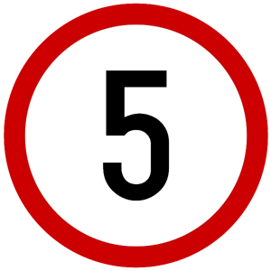 Picture of CS-INFO-069 - OGRANIČENJE BRZINE 5 km/h