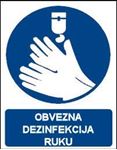 Picture of CS-OB-051 - OBVEZNA DEZINFEKCIJA RUKU - PVC ploča 260x340 mm