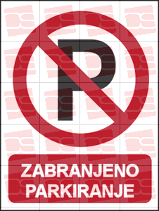 Picture of CS-ZA-035 - ZABRANJENO PARKIRANJE